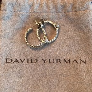 David Yurman Diamond Pave Earrings